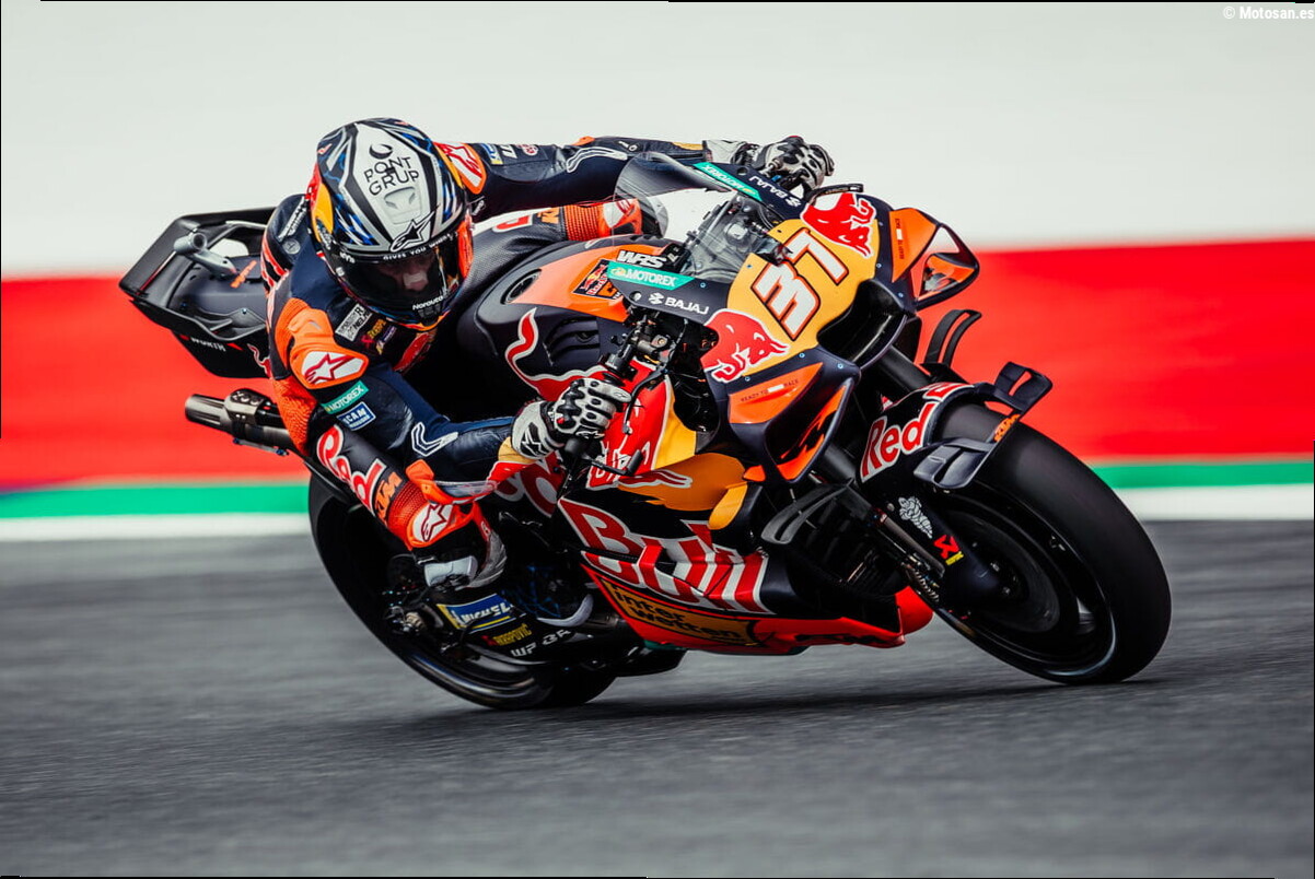 Resultado Practice hoy MotoGP Austria: Acosta sigue dominando, con Márquez, Martín y Bezzecchi en Q2