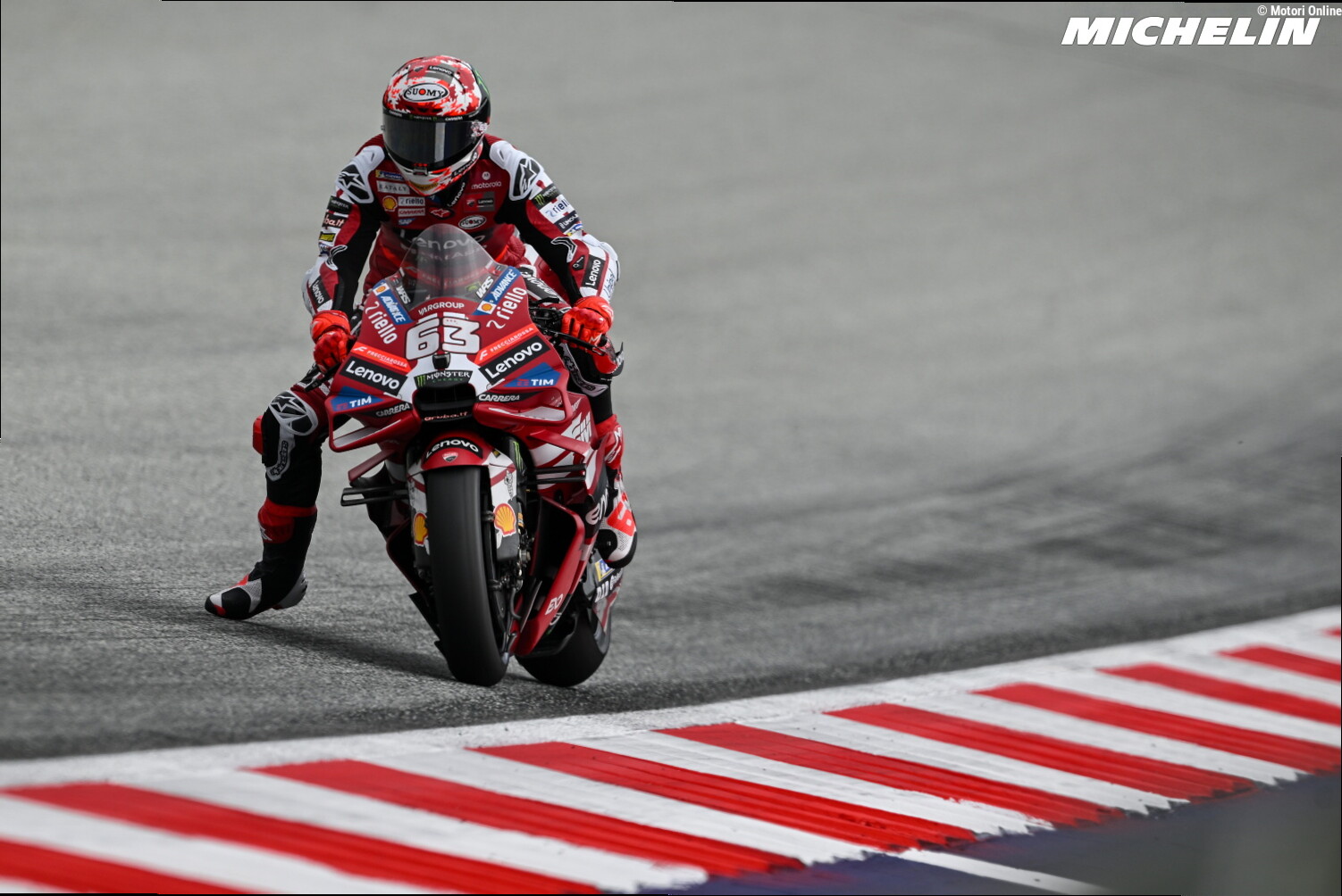 MotoGP | GP Austria Day 1, Bagnaia: "Questo è il mio potenziale al momento"