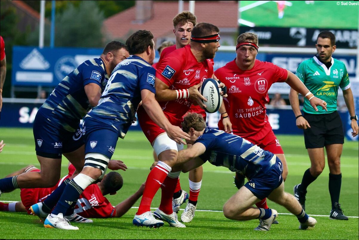 Pro D2 : l'US Dax s'incline face à Colomiers après un nouveau naufrage défensif