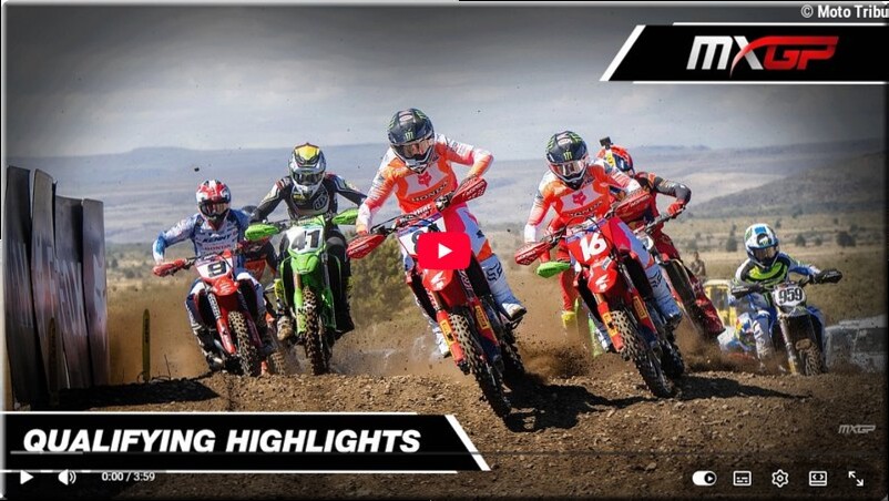 MOTOCROSS – Australie, Darwin, le résumé vidéo des qualifications MXGP et MX2 et les résultats