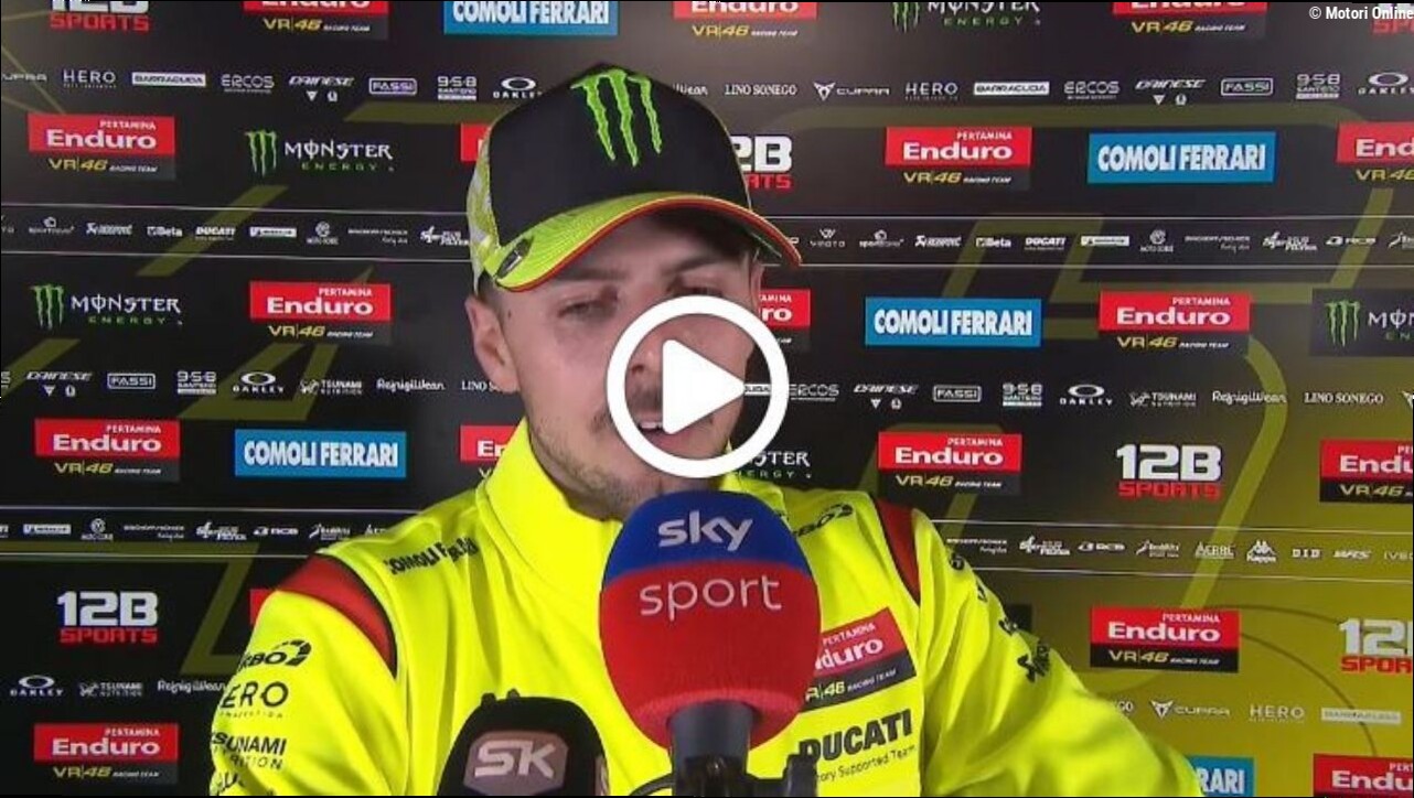 MotoGP | GP Austria Sprint Race, Di Giannantonio: "Faccio fatica con il grip"