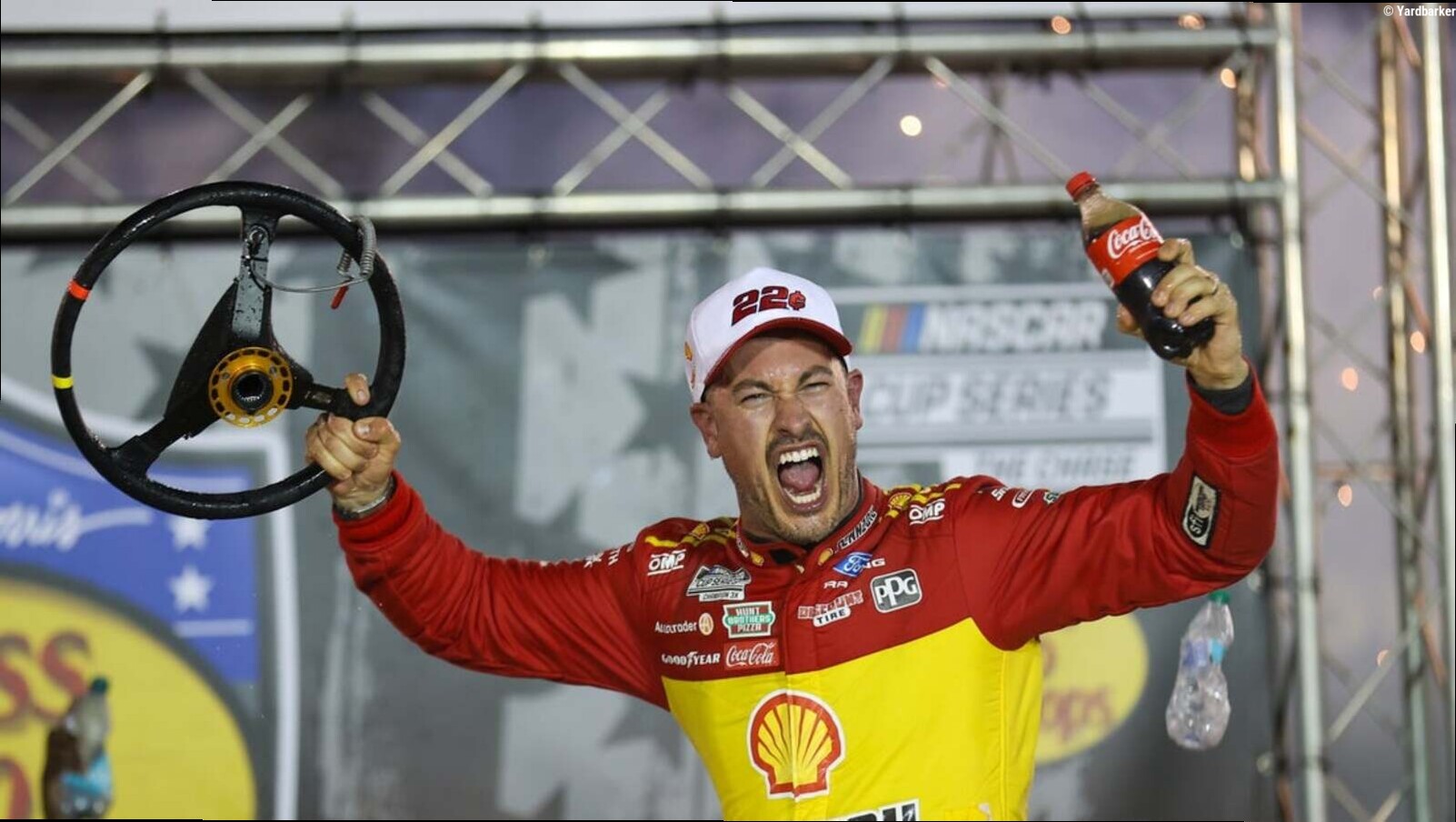 Joey Logano surges to Bristol victory in wild finish