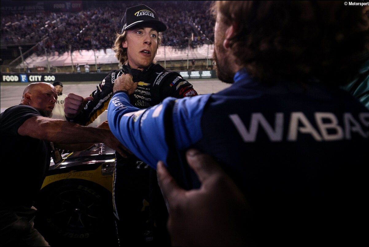 Ric Flair told drivers to take their helmets off and fight; NASCAR delivered