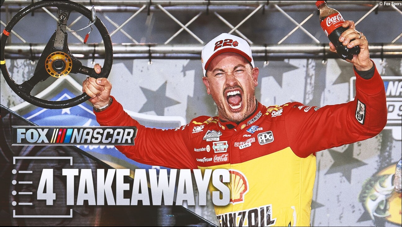 4 Takeaways From Joey Logano's Bristol Win & Hocevar, Blaney's Post-Race Brawl