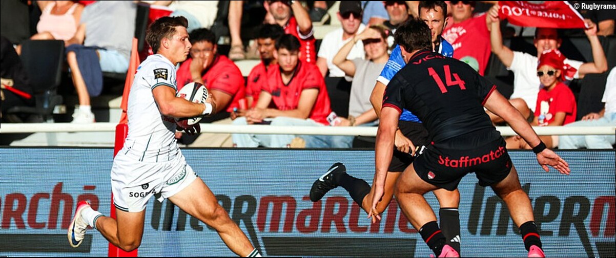 Vidéo. Top 14 - Revivez l'incroyable essai de Rodrigo Marta (Pau) face à Lyon grâce à son contrôle zlatanesque !