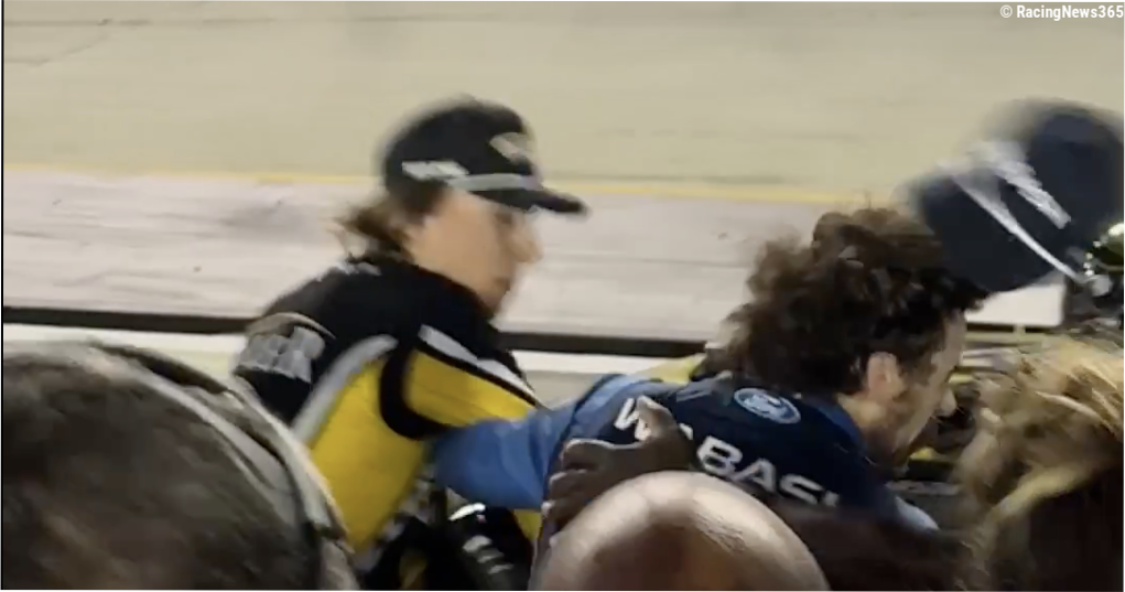 Major drama as punches thrown in huge NASCAR brawl