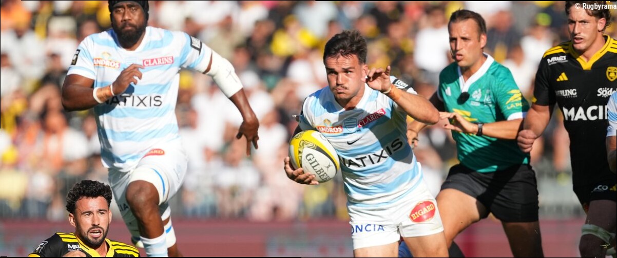 Top 14 - "Quand on est connectés, ça se voit directement", analyse Max Spring après la victoire du Racing à La Rochelle