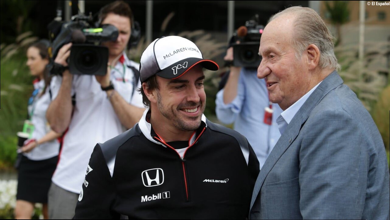 Fernando Alonso, 45 años: "Una vez le di una vuelta en coche al rey Juan Carlos a 220 o 230 kilómetros hora"