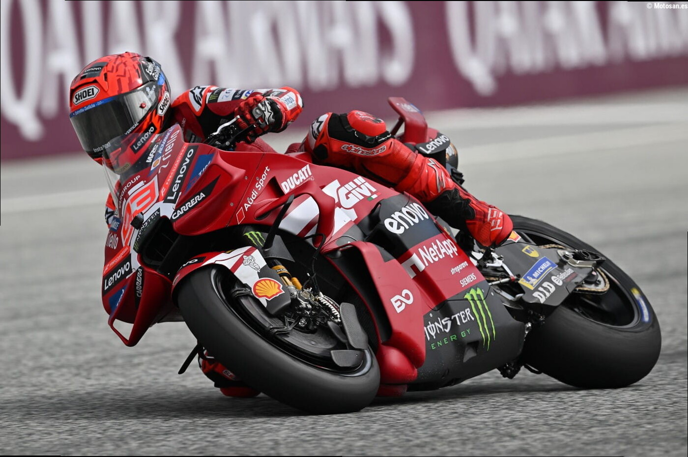 Marc Márquez confirma un problema técnico en sus frenos: «He ido a frenar y…»
