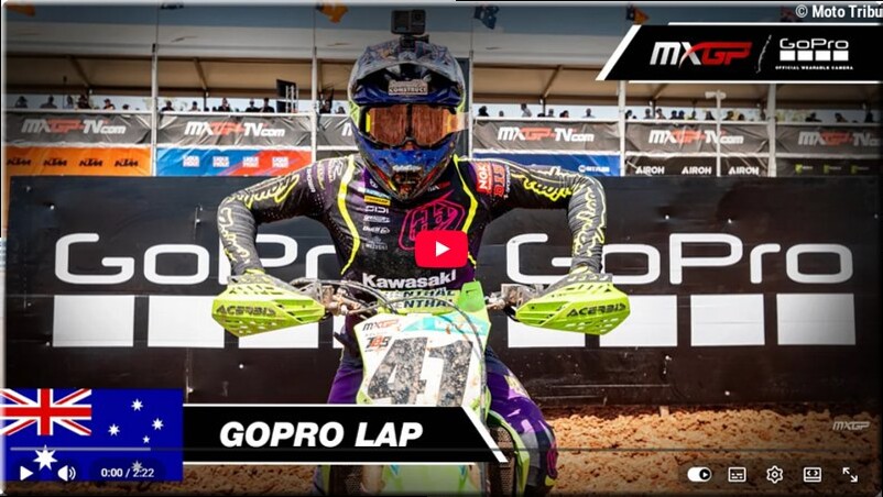 MOTOCROSS – Australie, Darwin, le tour de piste en GoPro avec Pauls Jonass