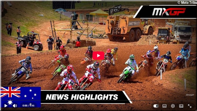 MOTOCROSS – Australie, Darwin, les résumés vidéo MXGP et MX2