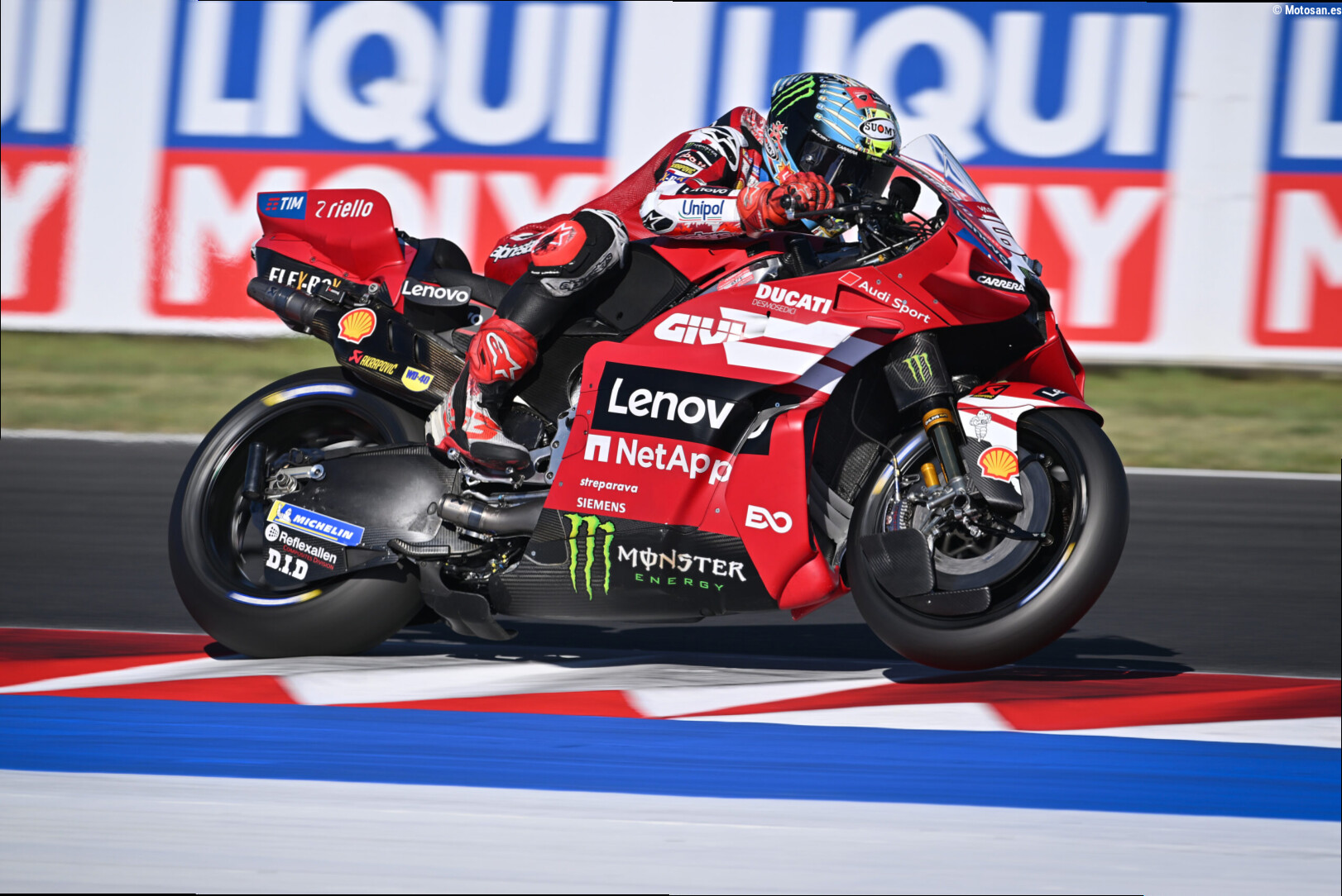 Bagnaia explica su mano a mano con Márquez: «Él tenía algo más, preferí evitar riesgos y terminar la carrera»