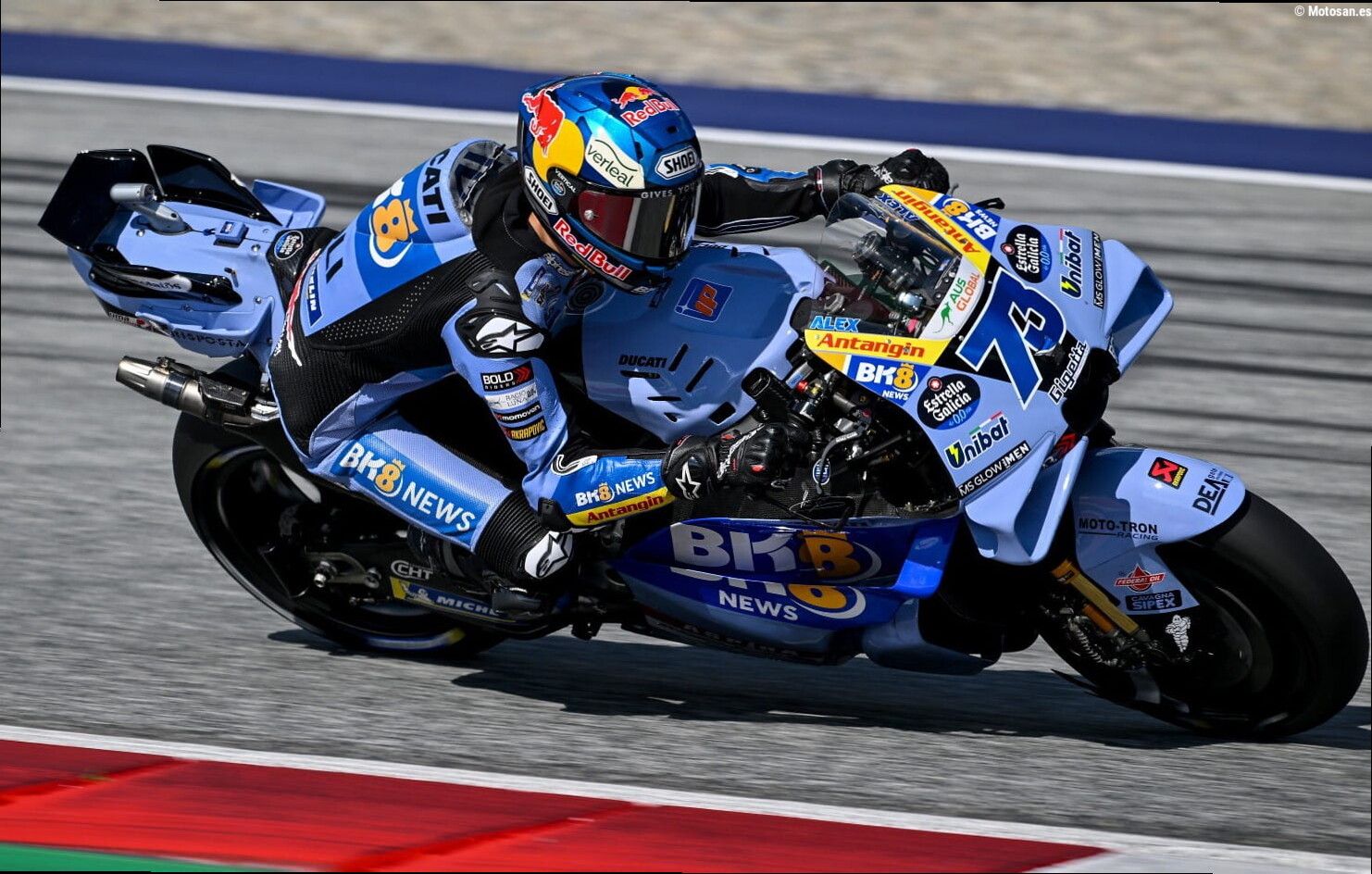 Alex Márquez no reconoce a la Ducati: «Me saltaban las alarmas de frenos calientes, motor caliente…»