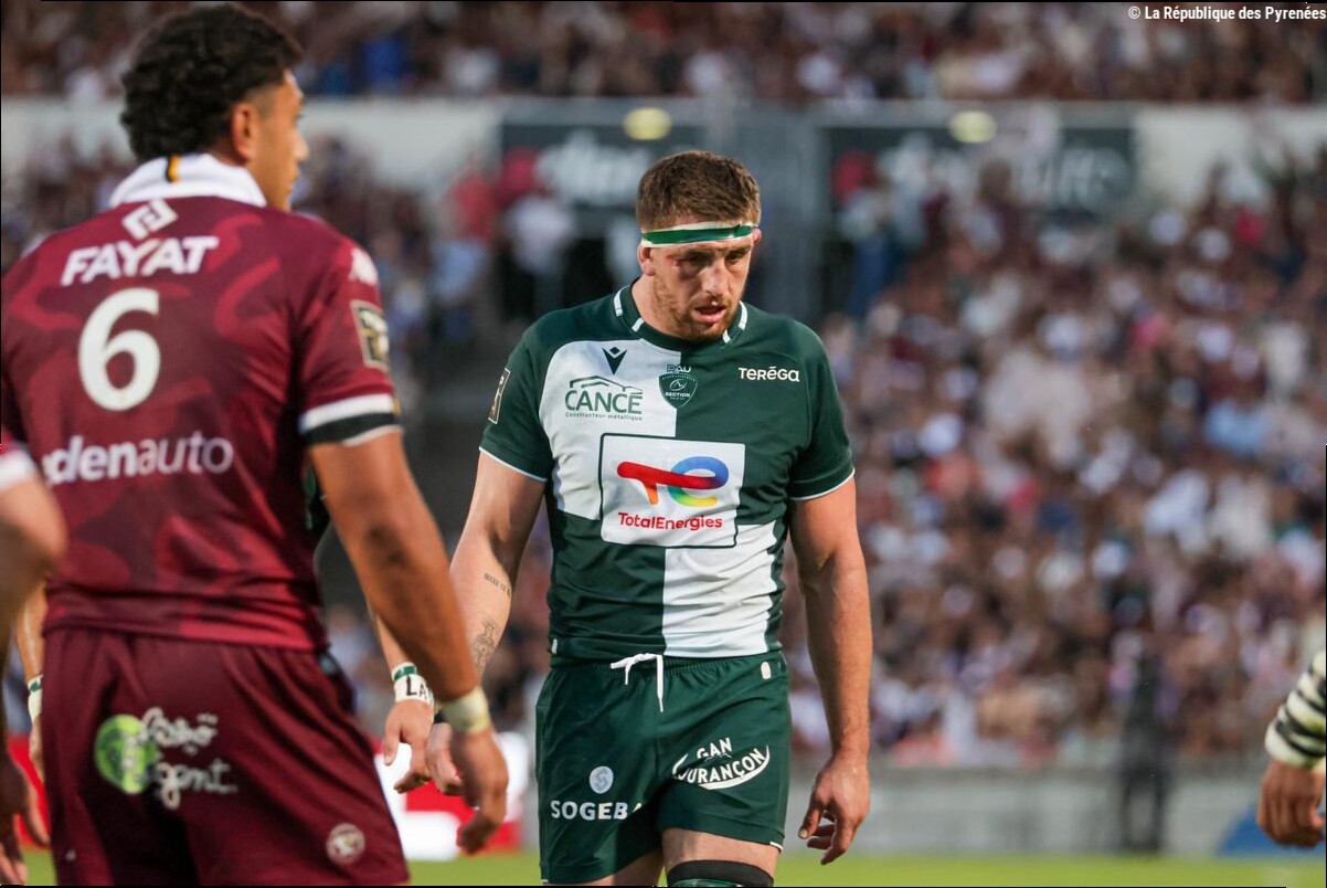 Rugby - Top 14 : la Section Paloise soigne la défense du soldat Baptiste Pesenti après son carton rouge reçu à Lyon