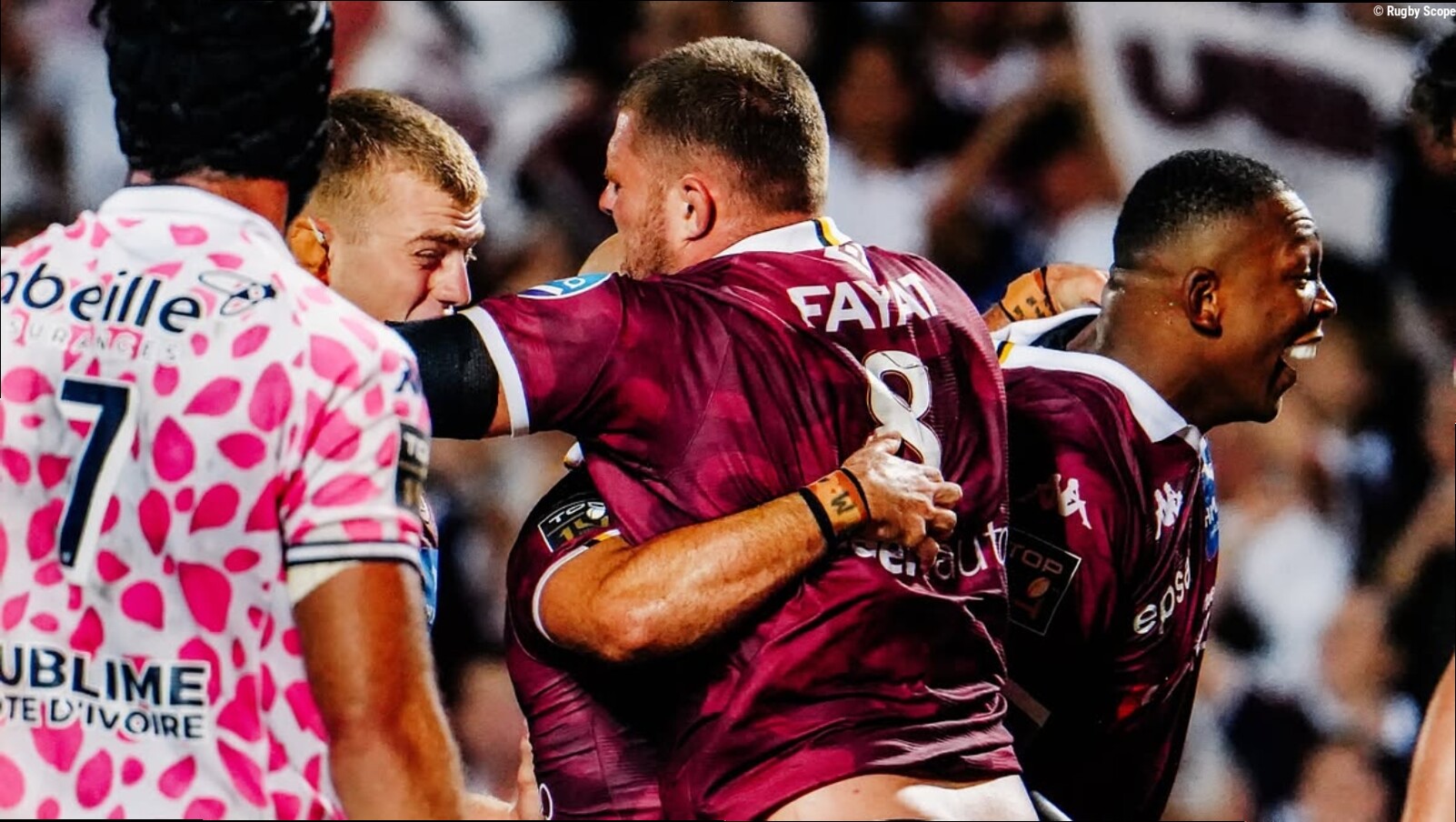 Les notes d'UBB-Stade Français : Willis donne le ton, première réussie pour Avogadro