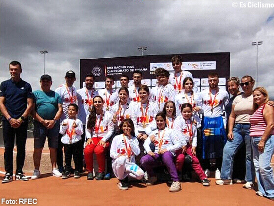 Madrid y AragÃ³n ganan el Time Trial por equipos del Campeonato de EspaÃ±a de BMX Racing 2026