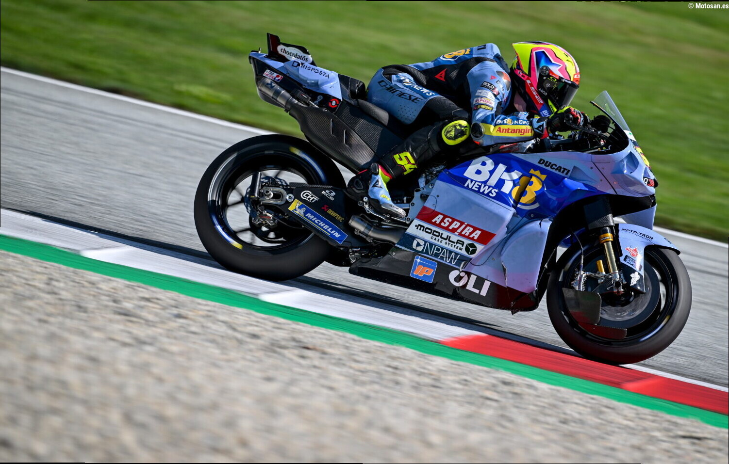 Aldeguer pierde el top 5 en Austria por su toque con Álex Márquez: "Eso fue todo"