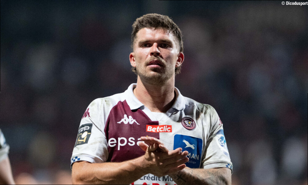 Matthieu Jalibert, sorti sur blessure avec l'UBB, sera absent plusieurs semaines