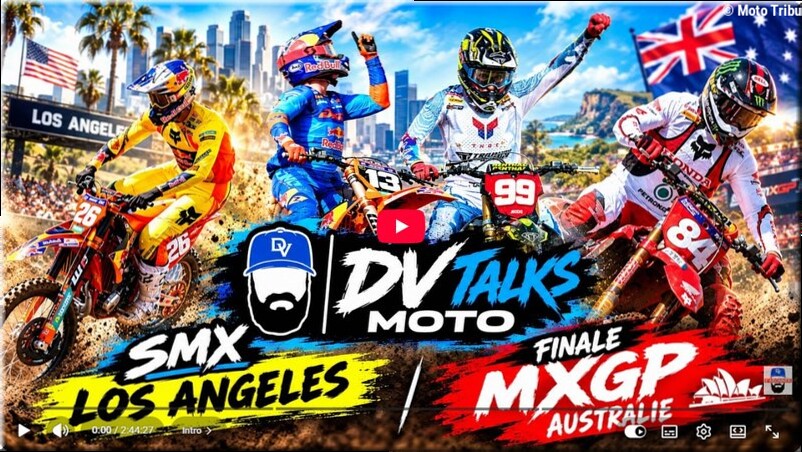 MOTOCROSS et SMX US – Australie, Darwin et Los Angeles, le debrief vidéo de David Vuillemin, Mickael Pichon et Hugo Manzato