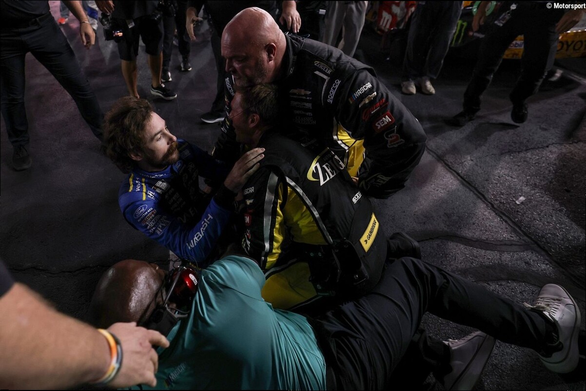 NASCAR will not penalize Carson Hocevar and Ryan Blaney for Bristol fight