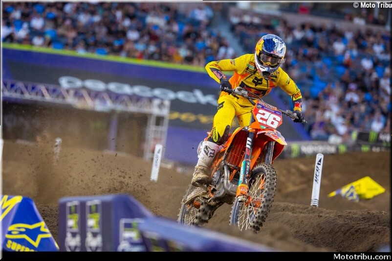 MOTOCROSS US – SMX, Los Angeles, playoff 2, Jorge Prado et Levi Kitchen en ballotages favorables (comptes rendus, photos, vid