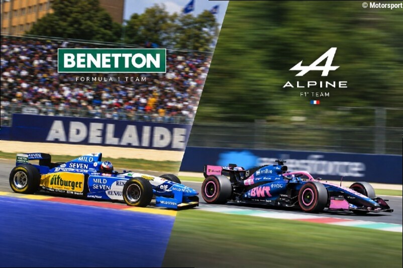 Benetton ist heute Alpine: Diese Formel-1-Teams hießen früher ganz anders
