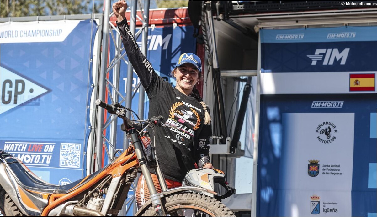 ¡Campeonas del Mundo! Berta Abellán en TrialGP Woman y Abril Montserrat en Trial2 Women