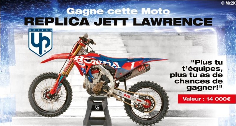 Une Honda CRF250R inspirée de Jett Lawrence à gagner chez UP Design