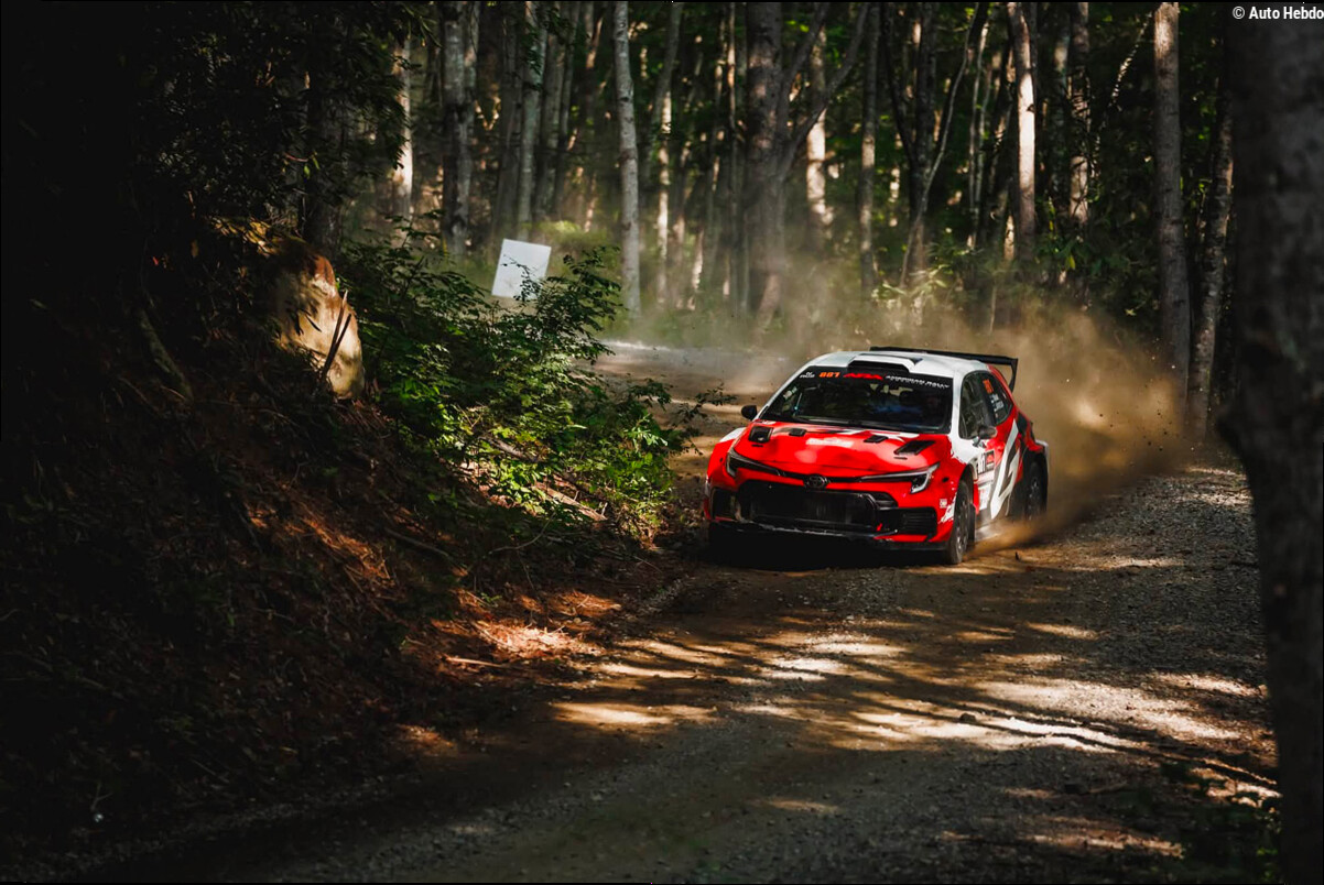 Ott Tanak vainqueur de l'Overmountain Rally Tennessee
