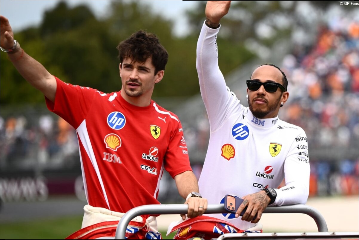 F1 champion's wife jumps in in to defend under-fire Ferrari star