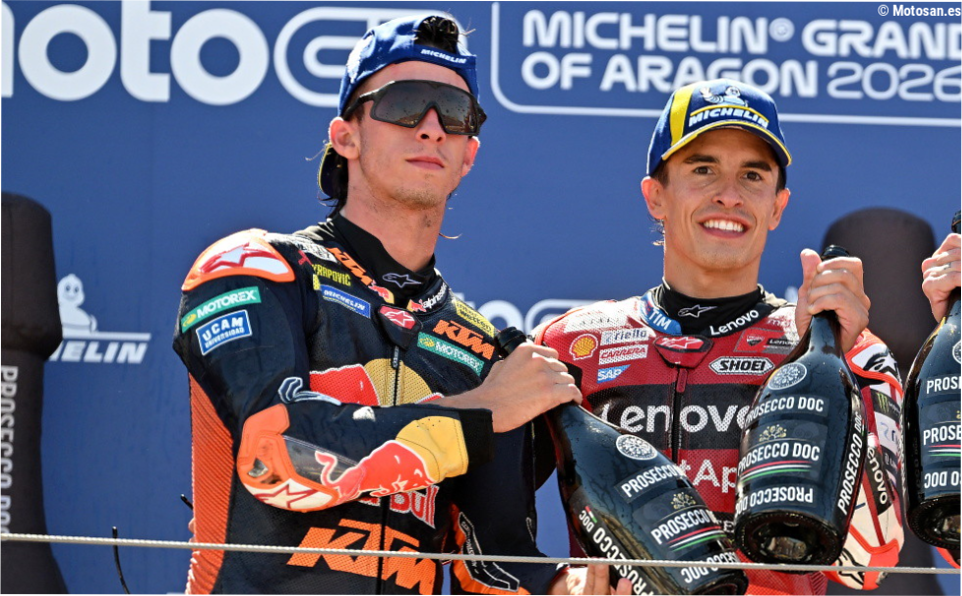 Márquez y el reto de Acosta: «Él es el piloto que puede batirme»