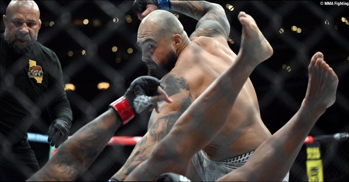 Sean Sharaf reacts to massive upset win over Gable Steveson at UFC 331, reveals what happened in post-fight interaction