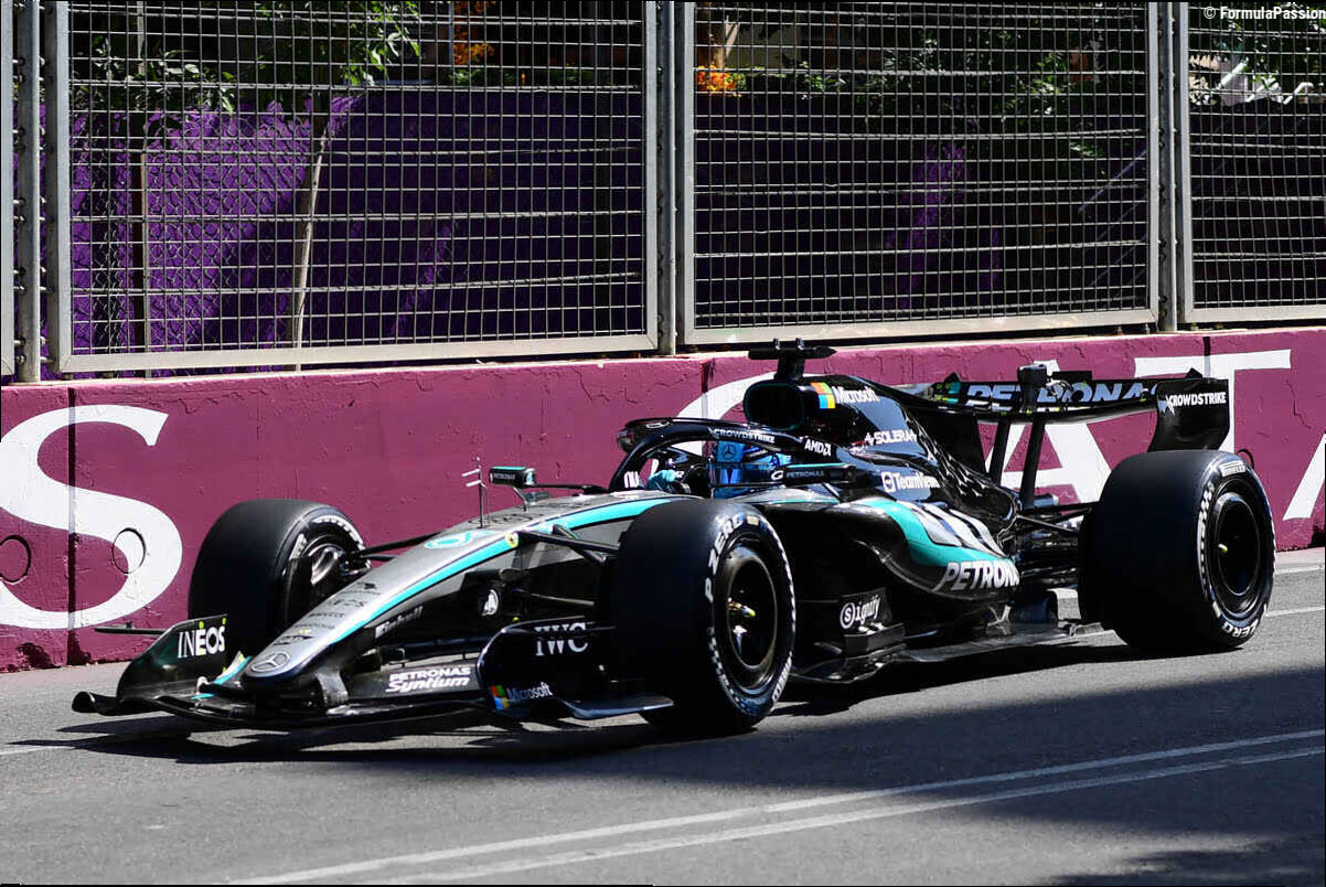 GP Azerbaijan, gli indizi delle FP1: Mercedes ha energia da vendere, Ferrari cerca la distribuzione giusta
