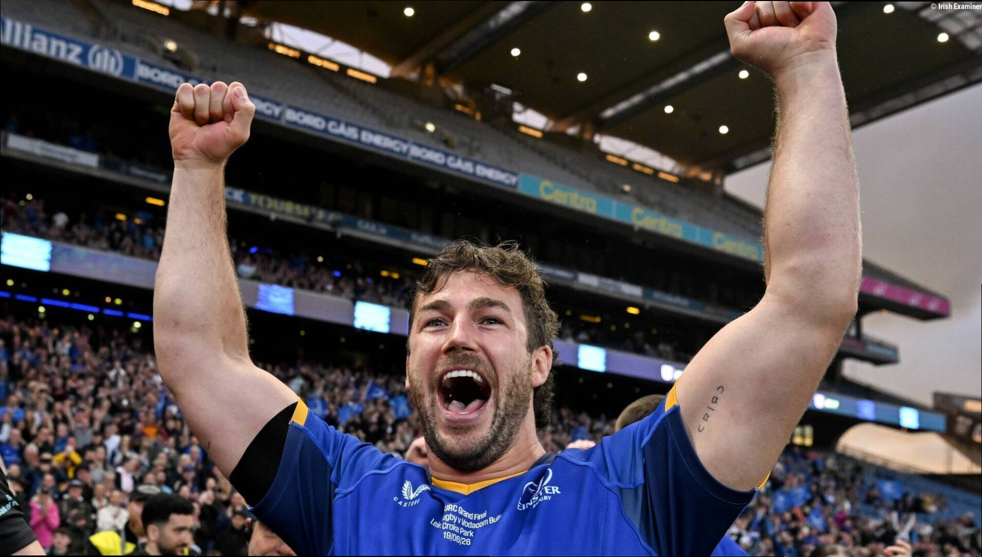 Caelan Doris to lead Leinster again this season, when he returns from injury