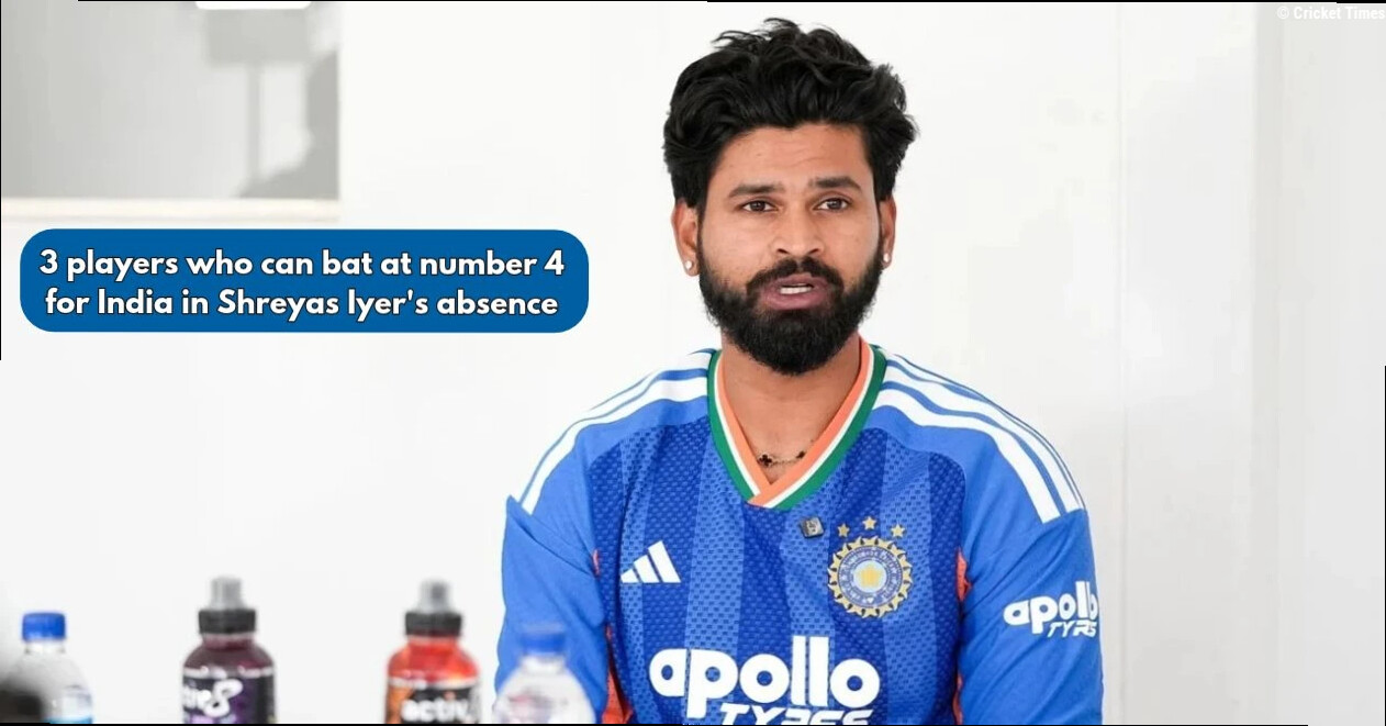3 players who can bat at 4 for India in the ODI series against West Indies in Shreyas Iyer's absence