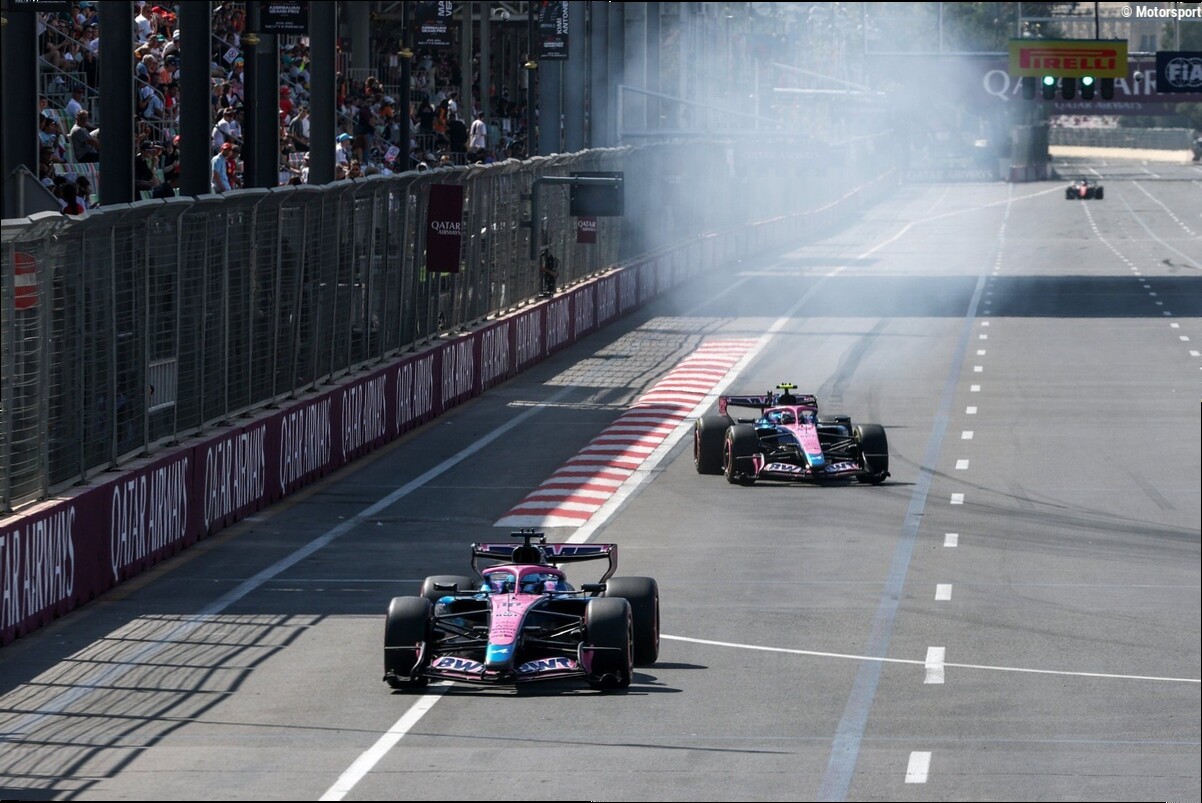 Alpine marca dónde debería estar Colapinto en Bakú: "Gasly refleja el potencial del coche"
