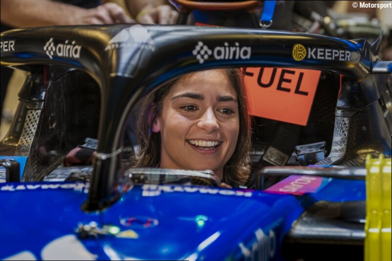 "Bester Tag meines Lebens": Jamie Chadwick testet Williams-F1-Auto