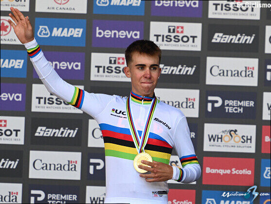 BenjamÃ­n Noval conquista el Mundial jÃºnior en lÃ­nea y firma el doblete de oro en Montreal