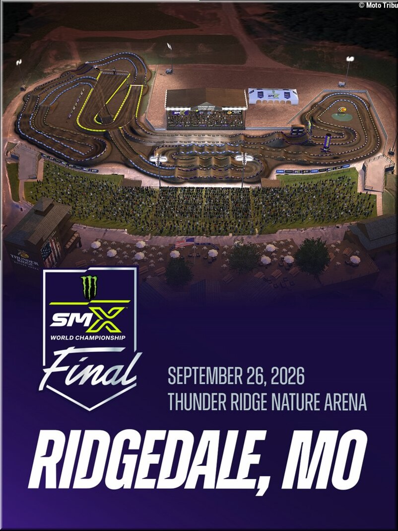MOTOCROSS US – SMX, Ridgedale, l'animation vidéo de la piste et la présentation des finales à 1 million 500 000 dollars