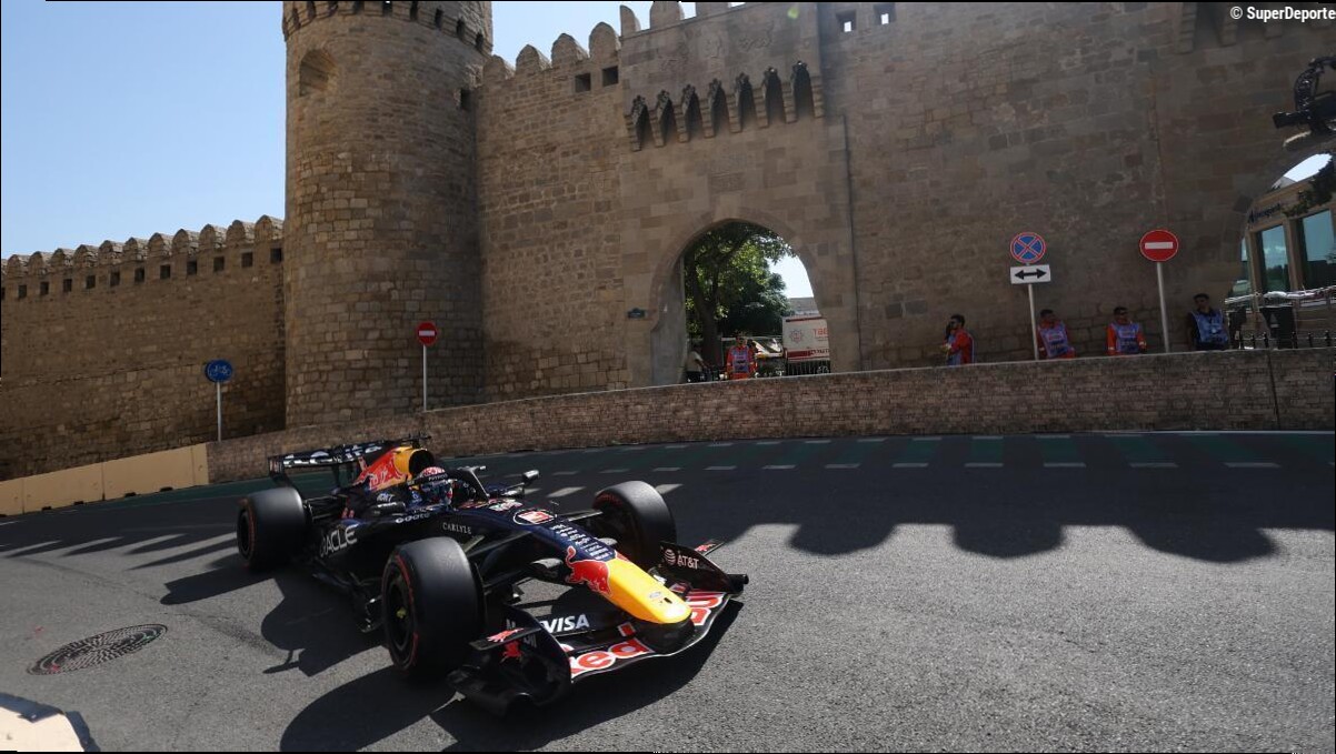 Verstappen manda en Bakú y avisa a los Mercedes antes de la pole