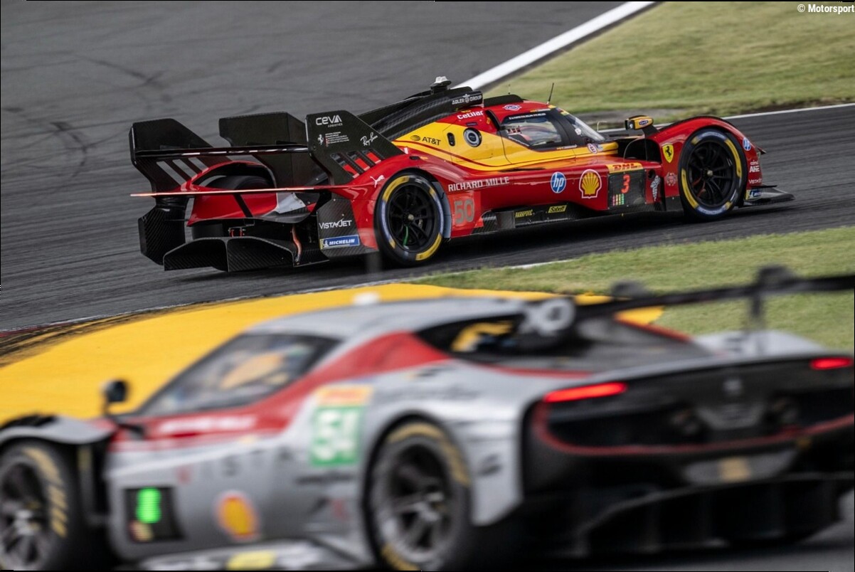 WEC | Ferrari e la minaccia pioggia: un potenziale alleato per provare a digerire meglio il Fuji