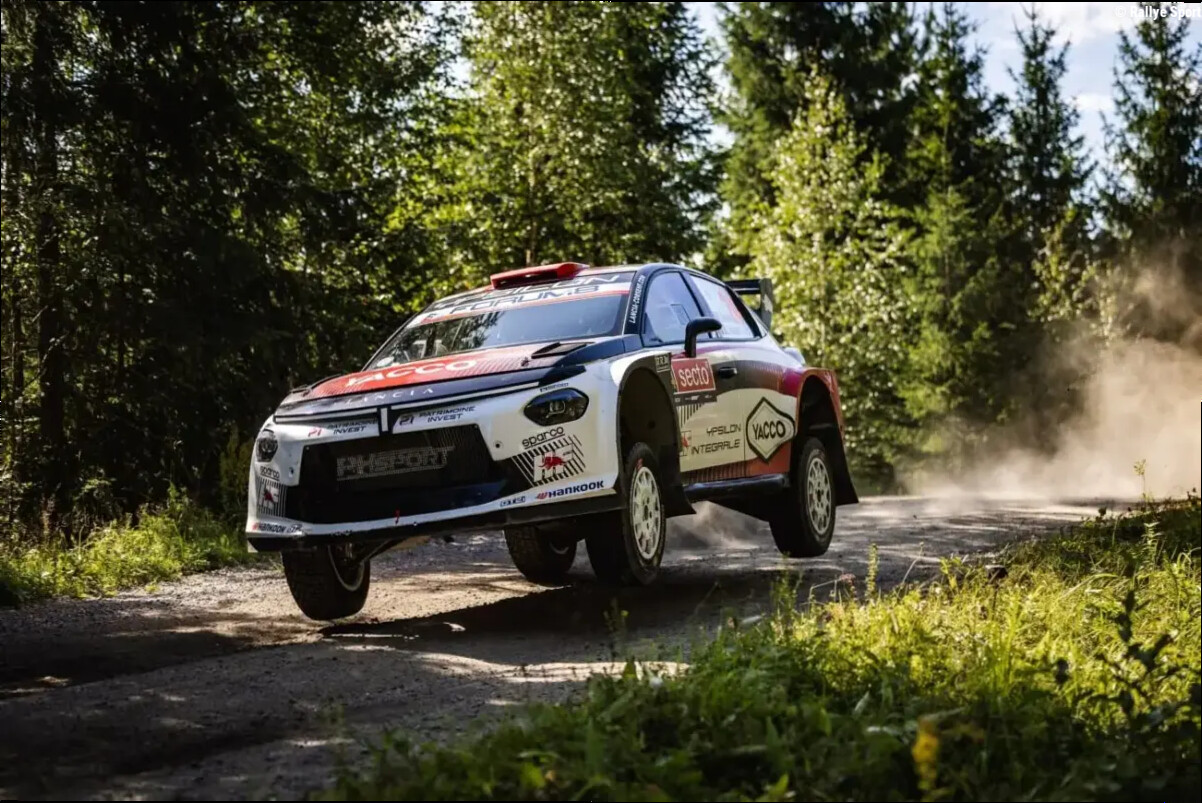 Suninen en essais avec la Lancia Ypsilon Rally2