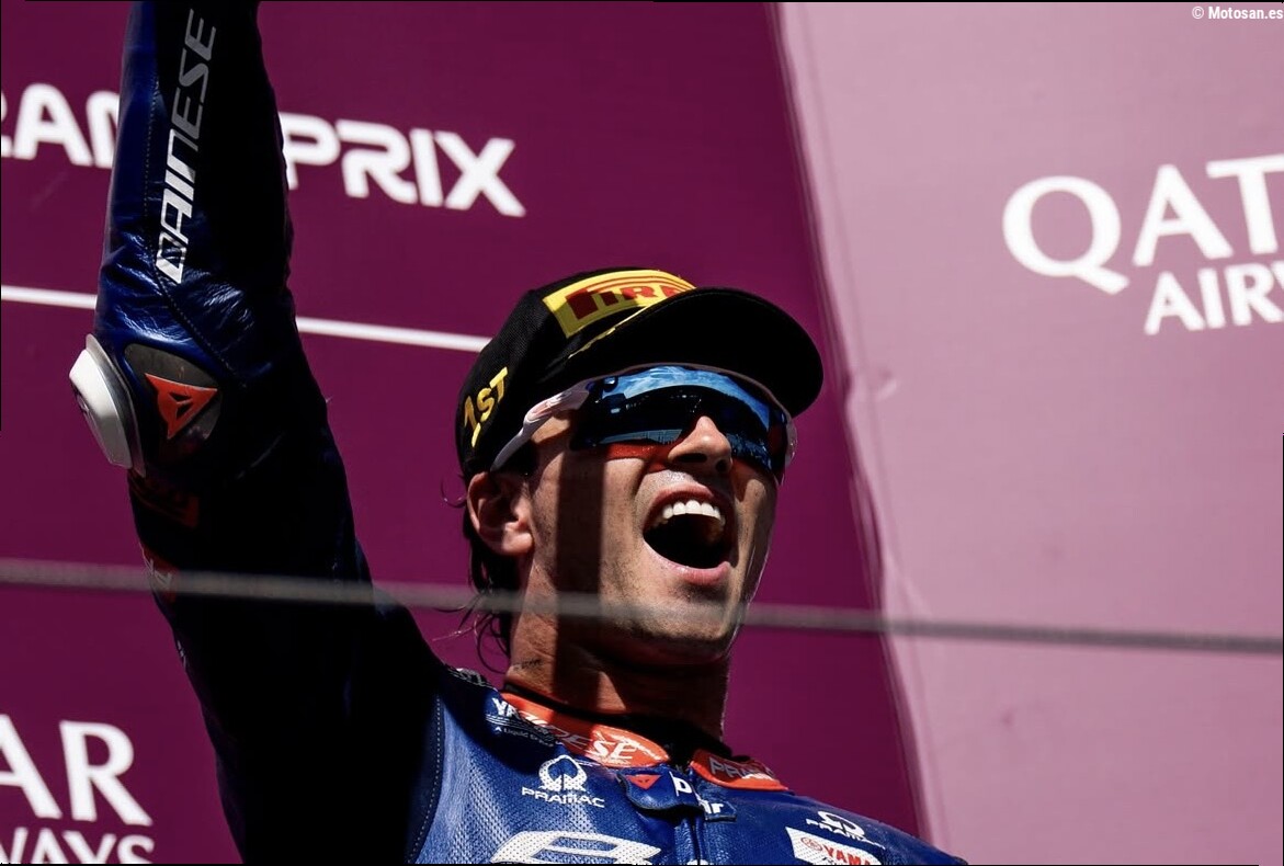 Izan Guevara aclara la famosa promesade MotoGP: «Eso fue una coña»