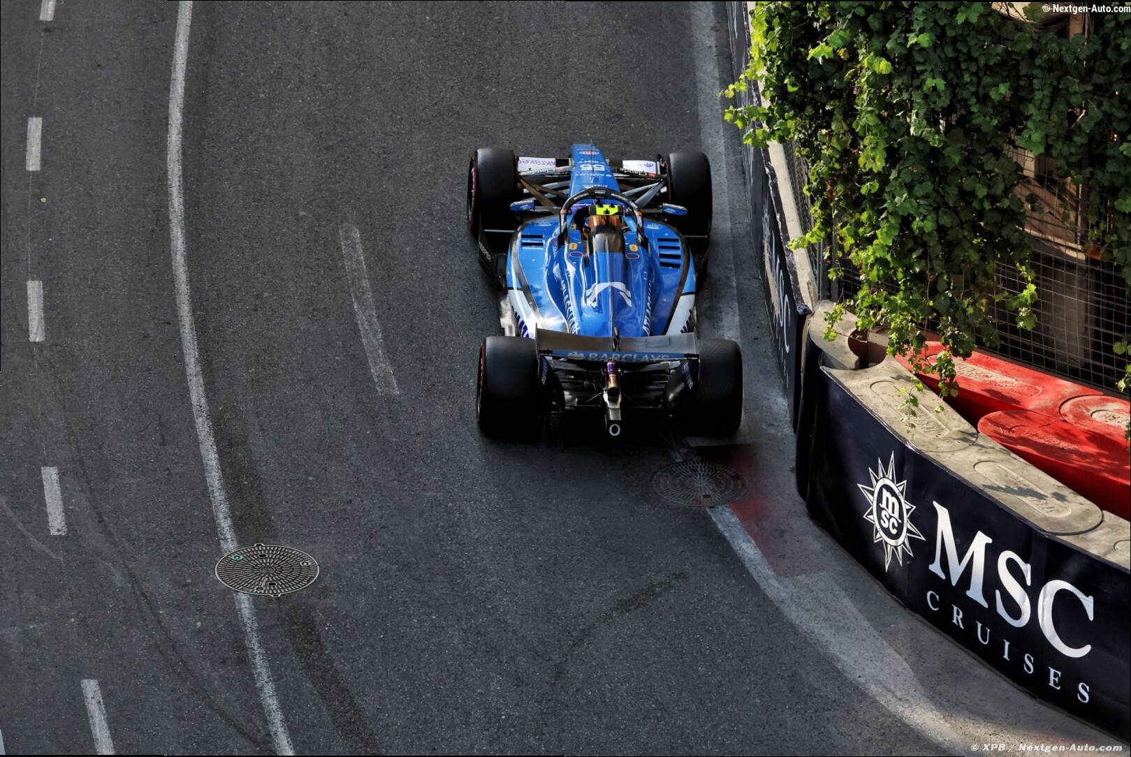 Sainz et Williams F1 retrouvent la Q3 mais l'Espagnol prend 5 places de pénalité