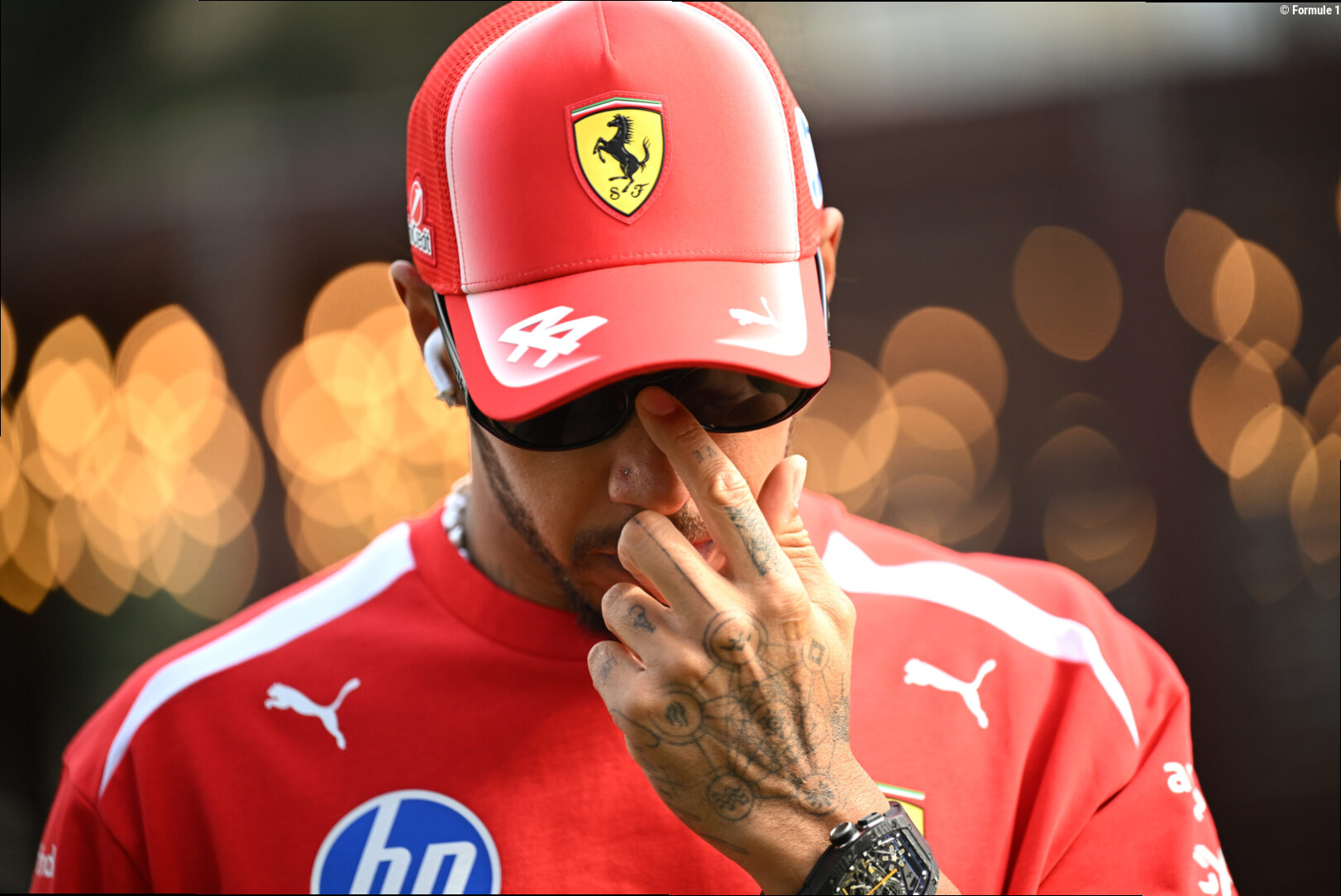 Gefrustreerde Lewis Hamilton hekelt strategie Ferrari: 'Ben het inmiddels gewend'