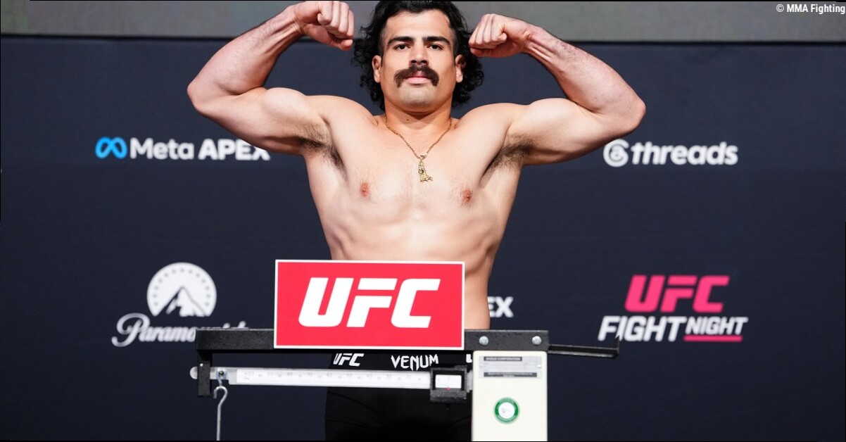 UFC Vegas 121 weigh-in results: Luis Hernandez seven pounds heavier than Sedriques Dumas for short-notice fight