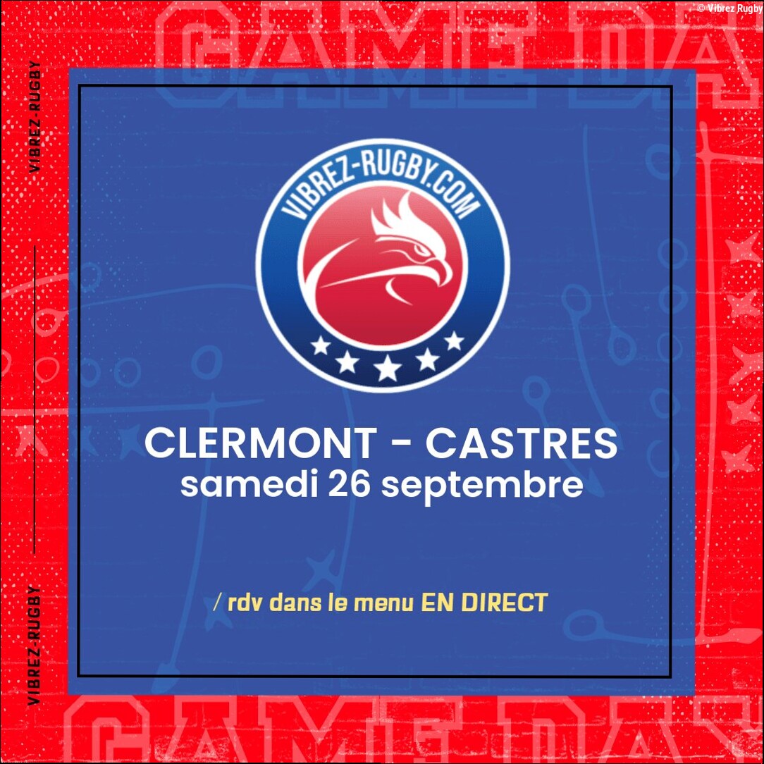 Clermont – Castres en direct