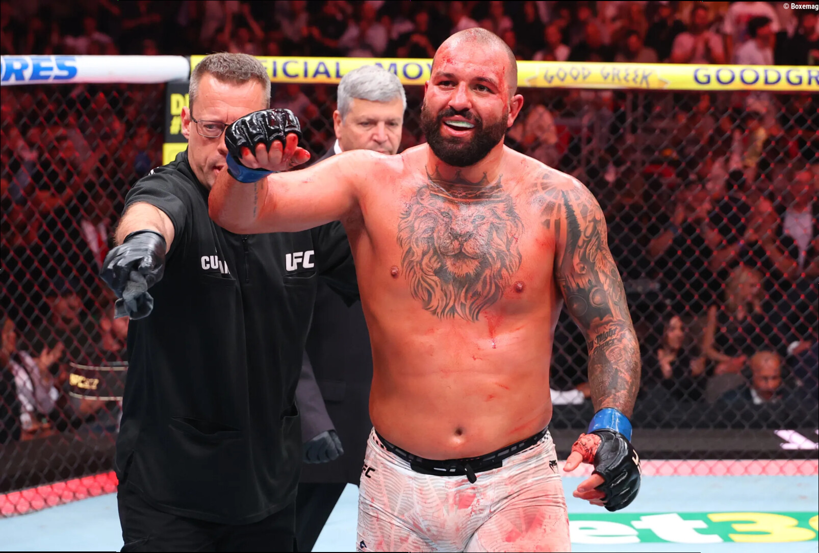 Un ancien champion de l'UFC pense que Josh Hokit peut battre Ciryl Gane