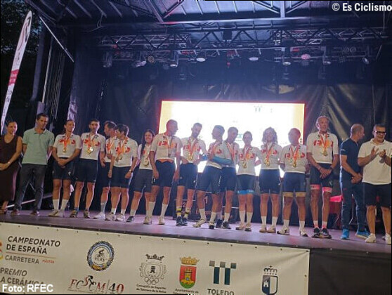 Talavera reparte los primeros 14 tÃ­tulos del Campeonato de EspaÃ±a MÃ¡ster 2026 en la contrarreloj
