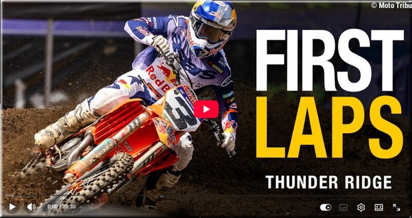 MOTOCROSS US – SMX, Ridgedale, la vidéo des premiers tours de roues des pilotes dans la Thunder Ridge Nature Arena